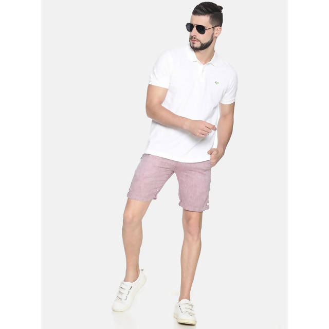 Hemp Slim Fit Shorts | Maroon