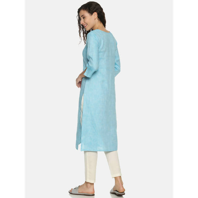 Women's Hemp Straight Long Kurta