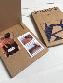 Gift for Kids | Handcrafted Brown Artbook with 2 Page Stands