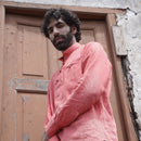 Linen Kurta for Men | Short Kurta | Red