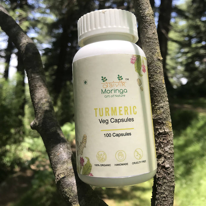 Turmeric Capsules | Organic Immunity Boosting | Veg | 100 Pcs.