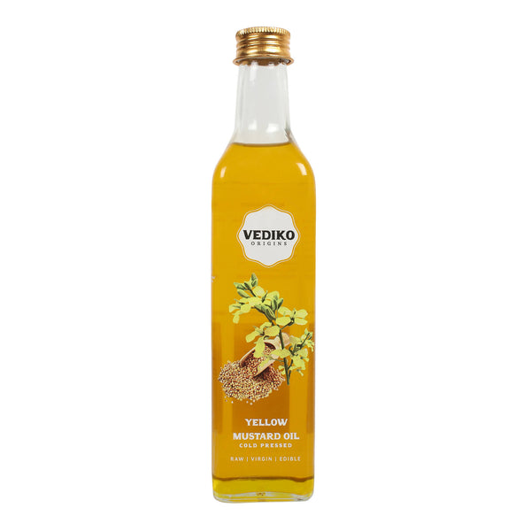 Yellow Mustard Oil | Sarso Tel | Virgin Cold Pressed | 500 ml