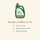 Safflower Oil | Natural Cold Pressed Oil | 5 L