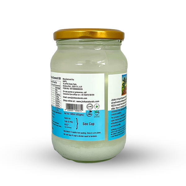 Virgin Coconut Oil | Cold Pressed Coconut Oil | 500 ml