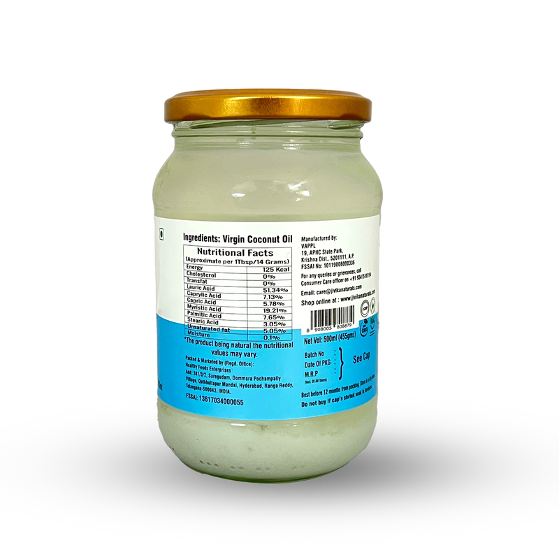 Virgin Coconut Oil | Cold Pressed Coconut Oil | 500 ml