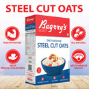 Bagrry's Steel Cut Oats | High in Dietary Fibre & Protein | Helps Reduce Cholesterol | 500 g