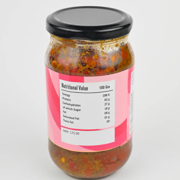 Natural Home Style Red Chilli Pickle | 350 g