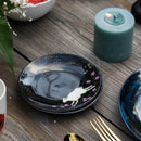 Ceramic Appetizer Plates | Fredrick & Tara | Blue | Lead-Free | Set of 2