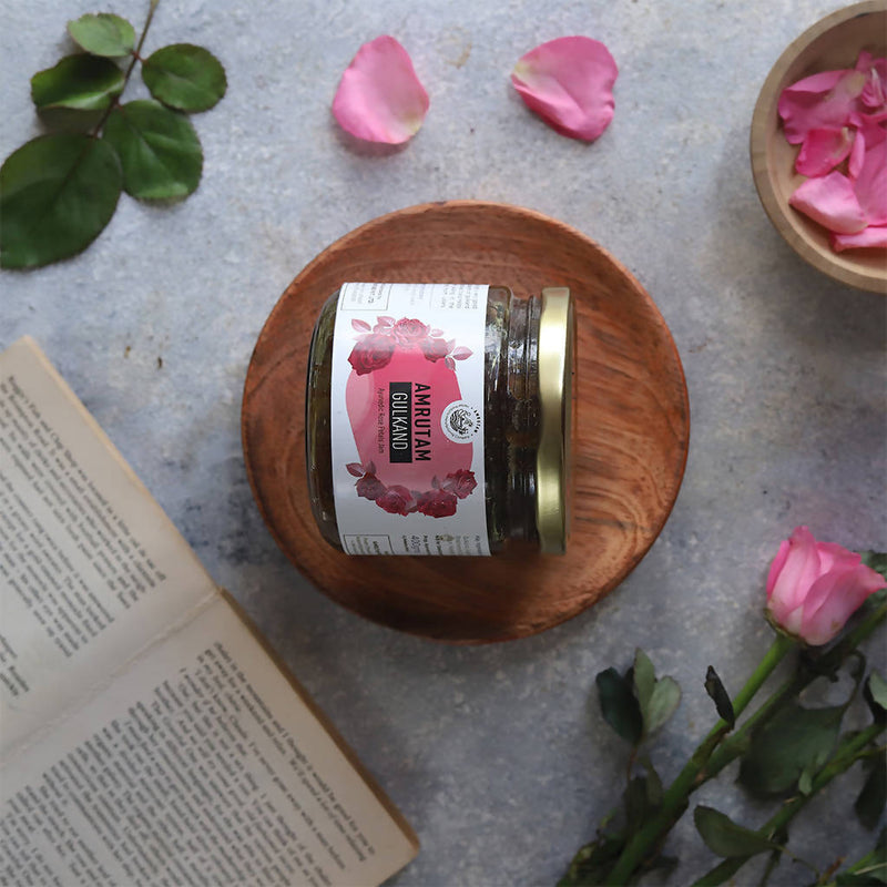 Amrutam Organic Gulkand Rose Petals Jam | 100 g.