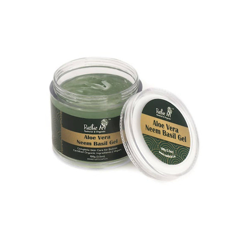 Organic Body Gel for Babies | Aloe Vera And Neem Basil | 100 g