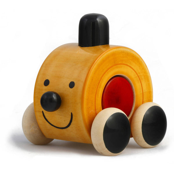 Wooden Moee Push Toy for Kids | BPA Free | Natural Dye