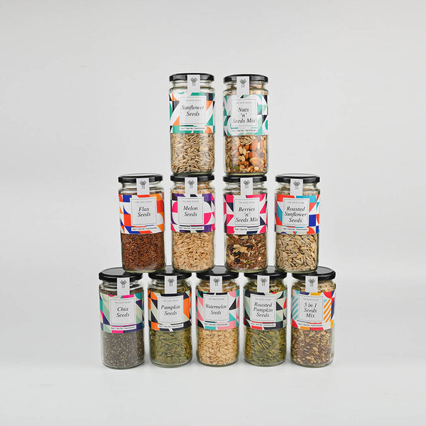 Healthy Gift Hampers | Dryfruit Mix | Seeds, Nuts & Berries Mix | Pack of 11.