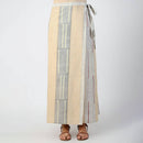 Cotton Co-Ord Set | Beige & White