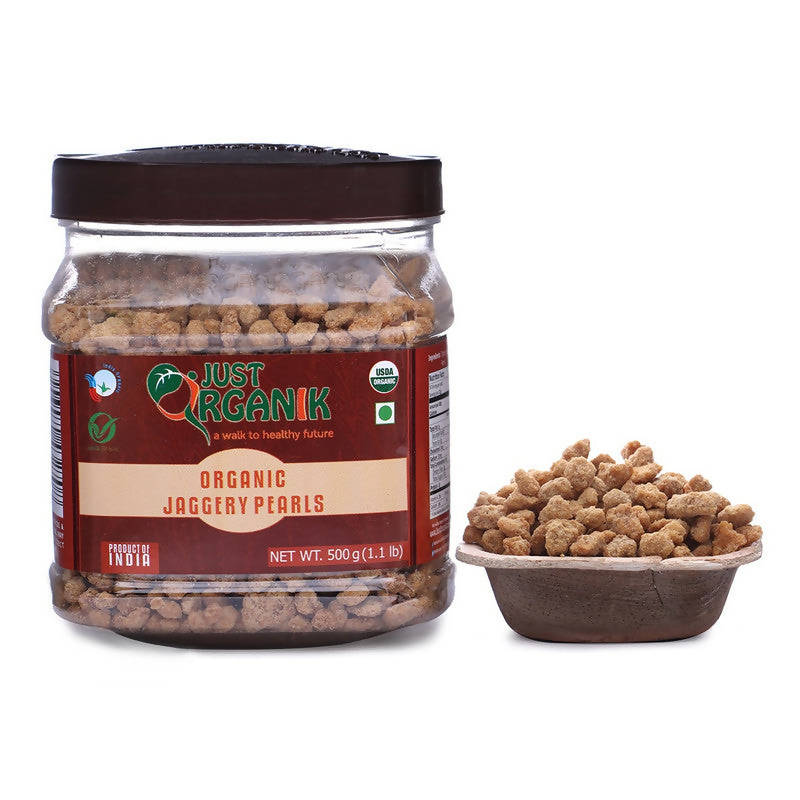 Organic Jaggery Pearls | 500 g | Pack of 2.