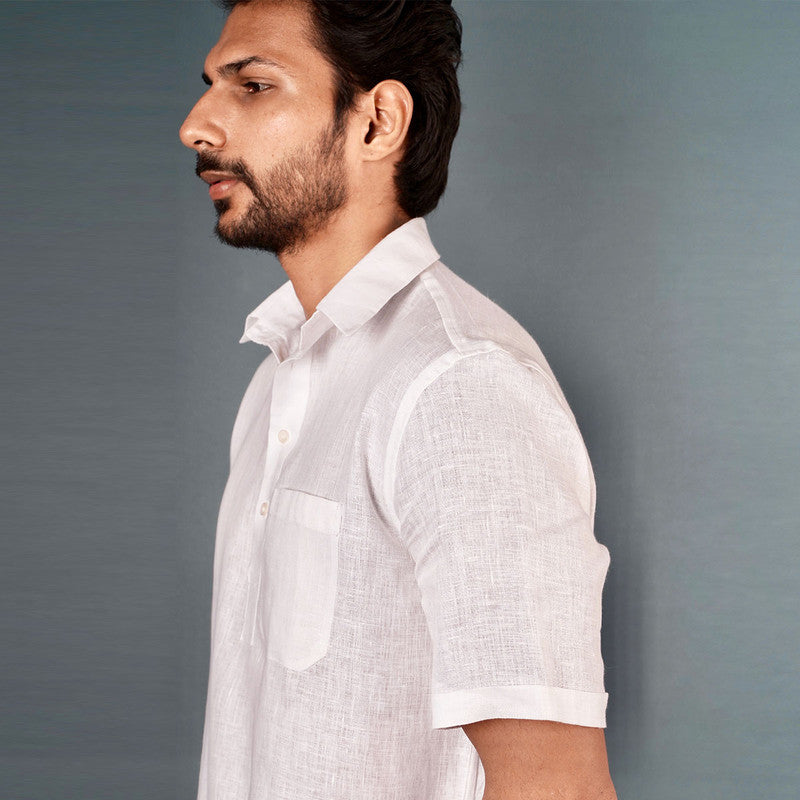 White Shirt | Pure Linen Shirt