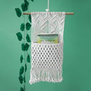 Handmade Natural Macrame Magazine Holder - Large