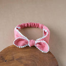 Hairband for Baby Girl & Kids | Organic Cotton Lace | Pink