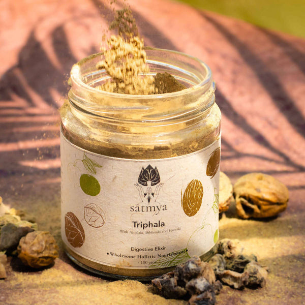 Triphala Digestive Tonic Powder | Handmade 3 Dried Fruits | 100 g