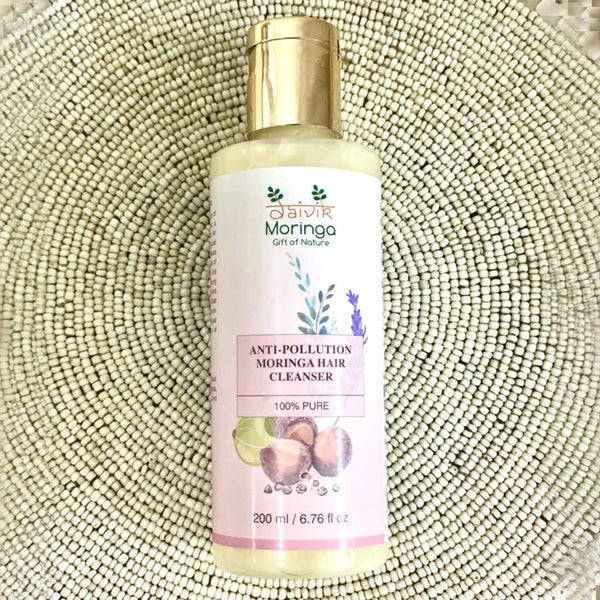 Hair Cleanser | 100% Pure Anti Pollution Moringa | 200 ml.